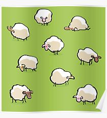 210x230 Funny Sheep Drawing Posters Redbubble - Sheep Drawing