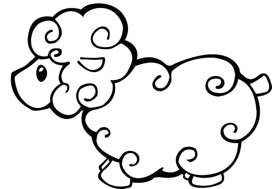 900x626 Sheep Drawings For Kids Free Download Clip Art - Sheep Drawing For Kids