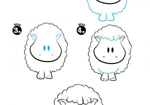 300x210 sheep face drawing sheep sketchbruneburg - Sheep Drawing For Kids