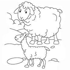 230x230 Top Free Printable Sheep Coloring Pages Online - Sheep Drawing For Kids