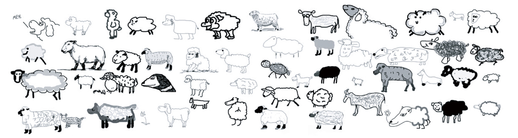 1024x274 Aaron Koblin - Sheep Drawing Images