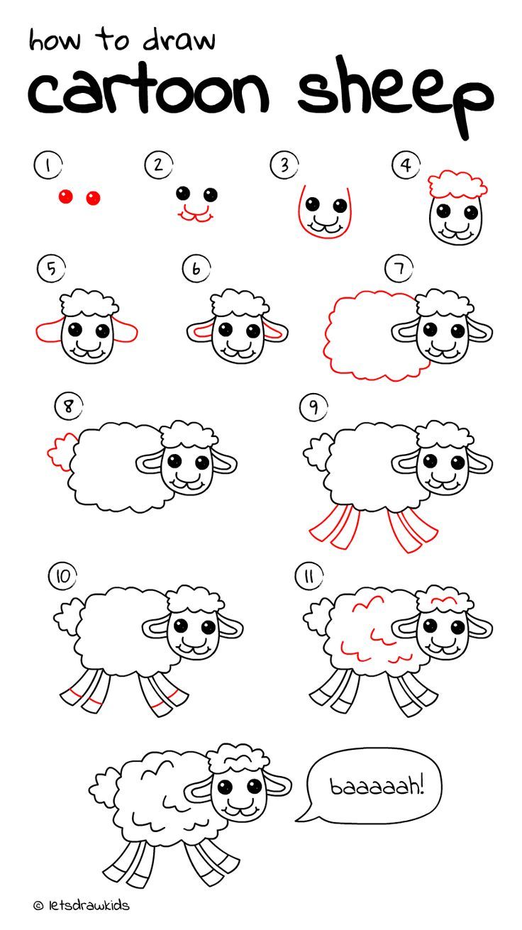 736x1311 Cartoon Sheep Drawing For Vipkid In Cartoon Drawings - Sheep Drawing Step By Step