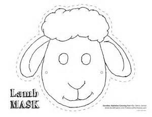 300x231 Sheep Face Mask Template - Sheep Face Drawing
