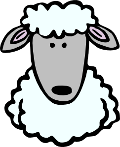 243x299 Sheep Head Clip Art - Sheep Head Drawing
