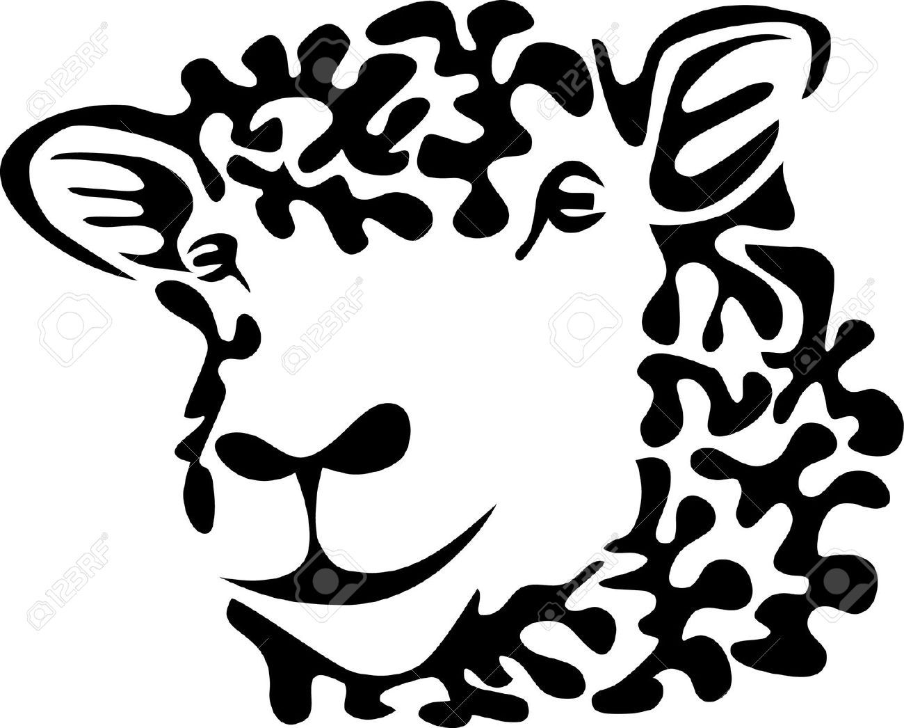 1300x1046 sheep head logos sheep drawing, sheep, sheep vector - Sheep Head Drawing