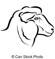 180x194 sheep head vector clipart images sheep head clip art - Sheep Head Drawing