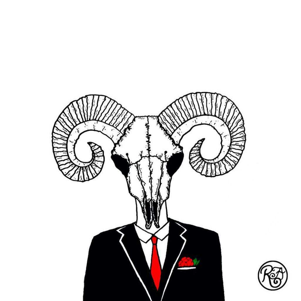1024x1024 Ram Skull Drawing Art Amino - Sheep Skull Drawing