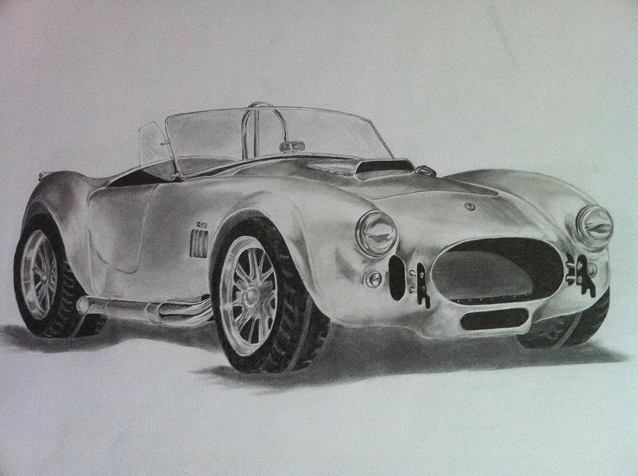 900x672 shelby cobra drawing - Shelby Cobra Drawing
