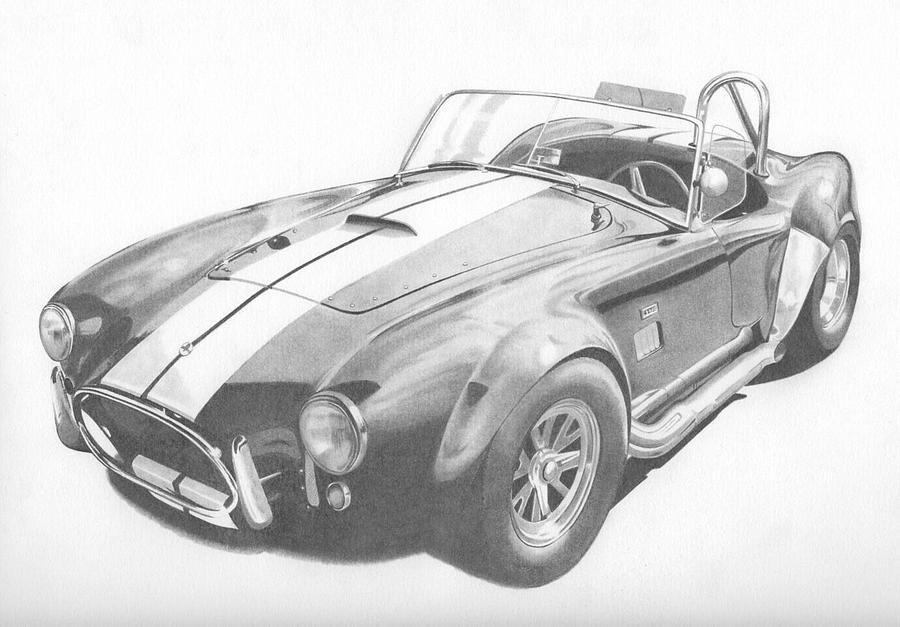 900x627 shelby cobra drawing - Shelby Cobra Drawing