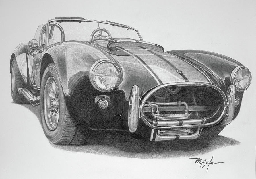 900x629 shelby cobra drawing - Shelby Cobra Drawing