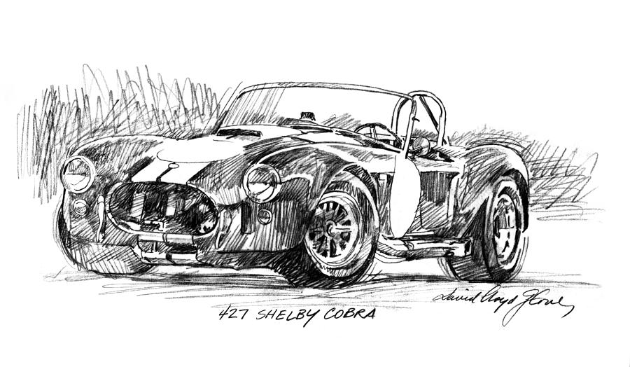 900x524 shelby cobra drawing - Shelby Cobra Drawing