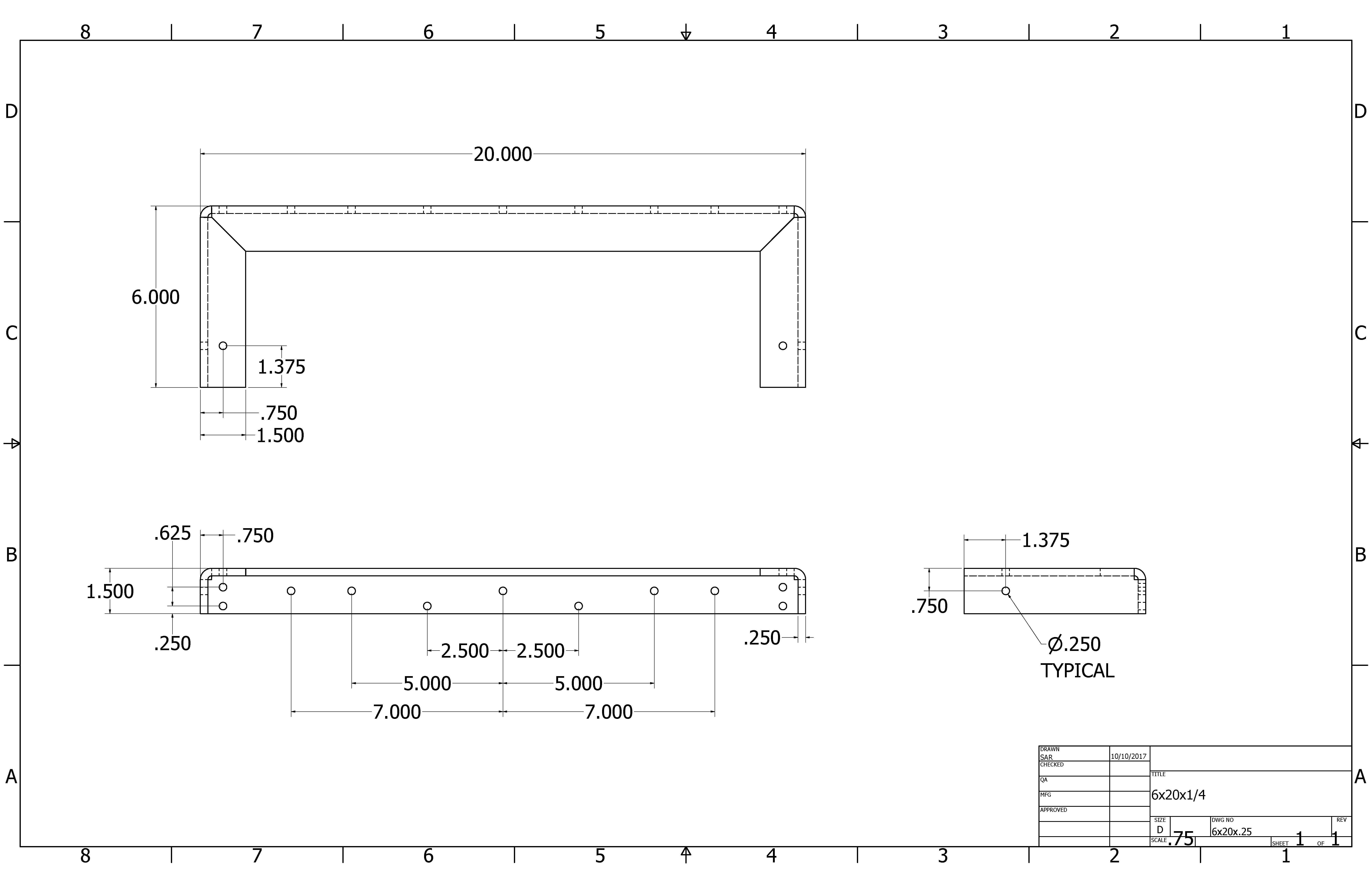 6800x4400 d floating hidden shelf bracket drawings aampm hardware - Shelf Drawing
