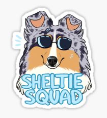 210x230 merle sheltie drawing stickers redbubble - Sheltie Drawing