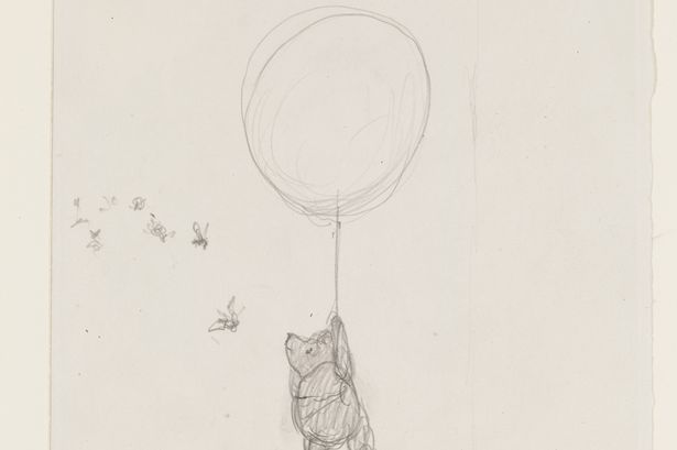 615x409 eh shepard's original winnie the pooh drawings to go on display - Shepard Drawing