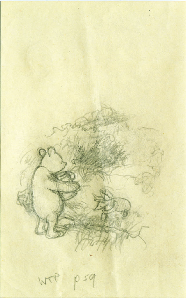 640x1024 some of the first sketches of winnie the pooh literary hub - Shepard Drawing
