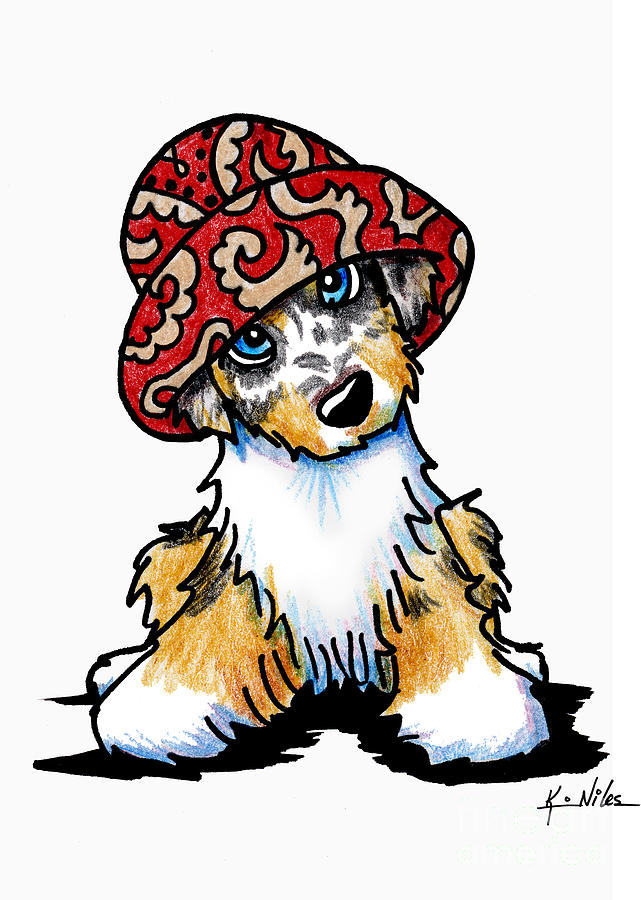 641x900 Australian Shepherd Drawing - Shepherd Drawing