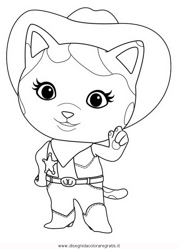 630x860 sheriff callie's coloring pages disegni da colorare che - Sheriff Callie Drawing