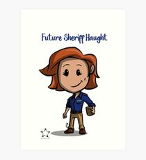 210x230 sheriff drawing art prints redbubble - Sheriff Drawing