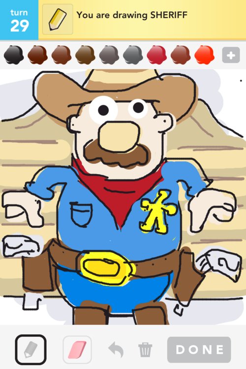 500x750 sheriff drawings - Sheriff Drawing