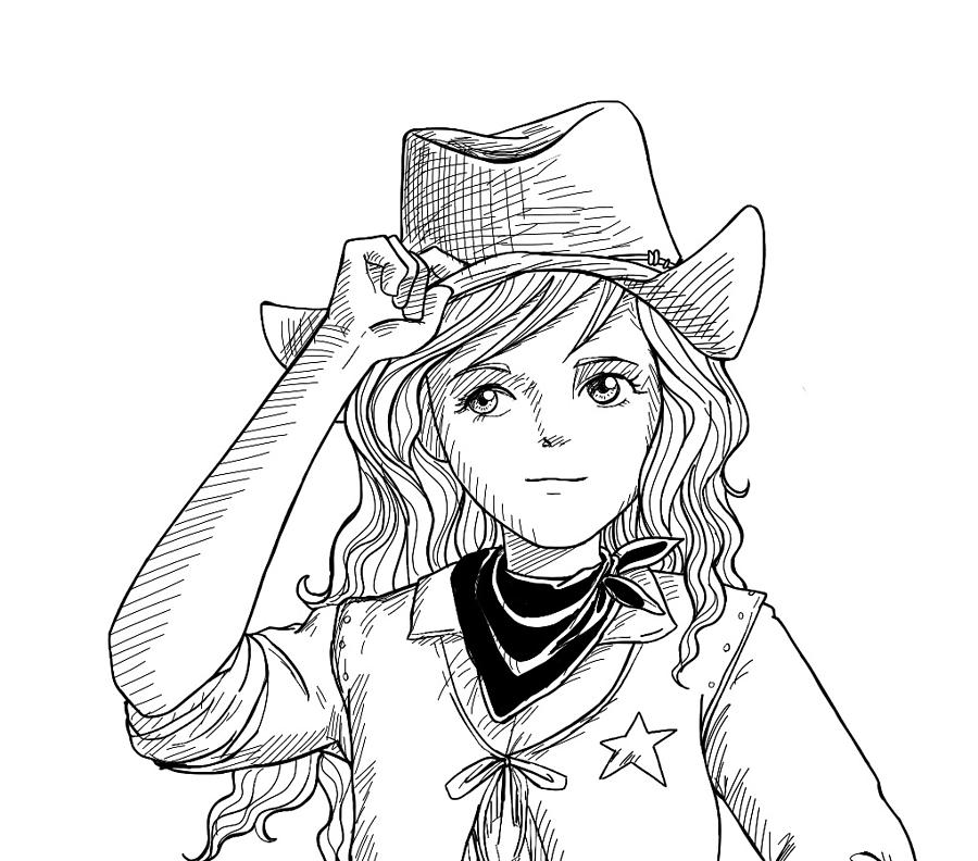 900x792 sheriff tammy sketch drawing - Sheriff Drawing