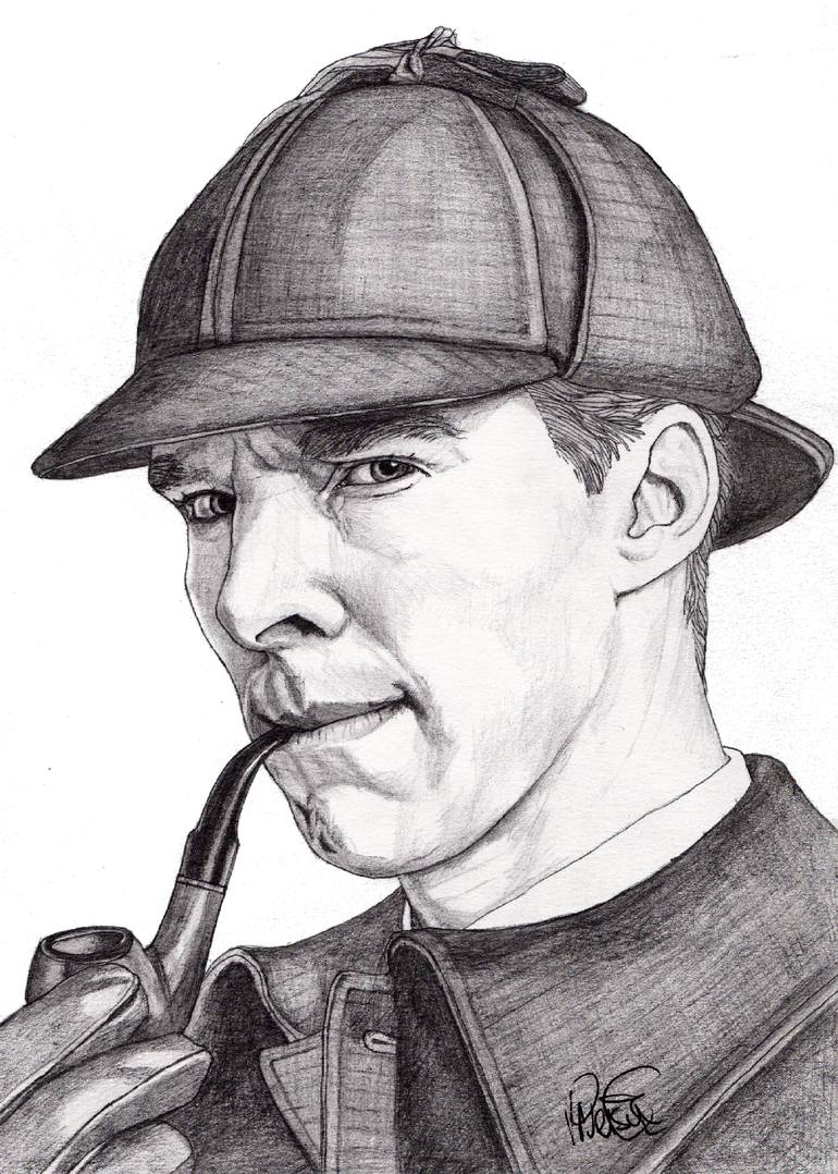 Sherlock Drawing at PaintingValley.com | Explore collection of Sherlock ...