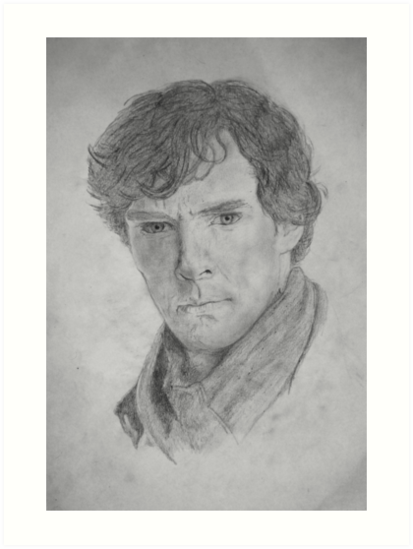 413x549 Sherlock Holmes - Sherlock Drawing