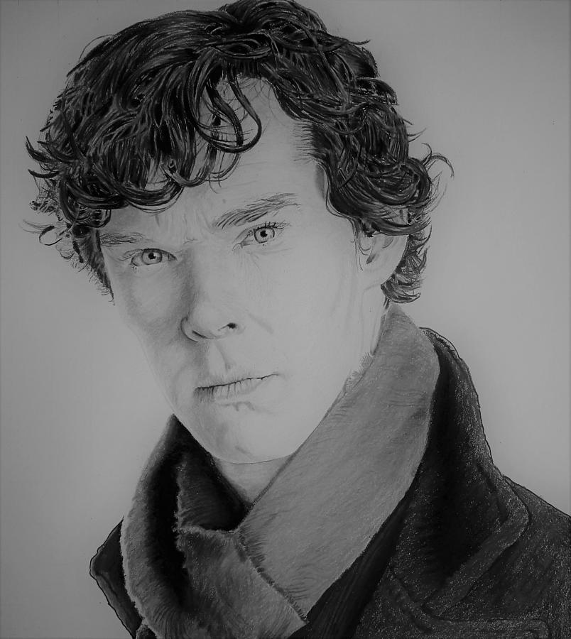 804x900 Sherlock Holmes Drawing Drawing - Sherlock Drawing