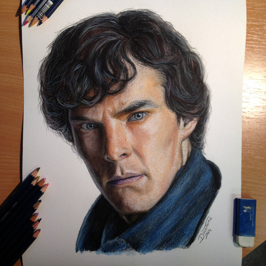 894x894 Sherlock Pencil Drawing - Sherlock Drawing