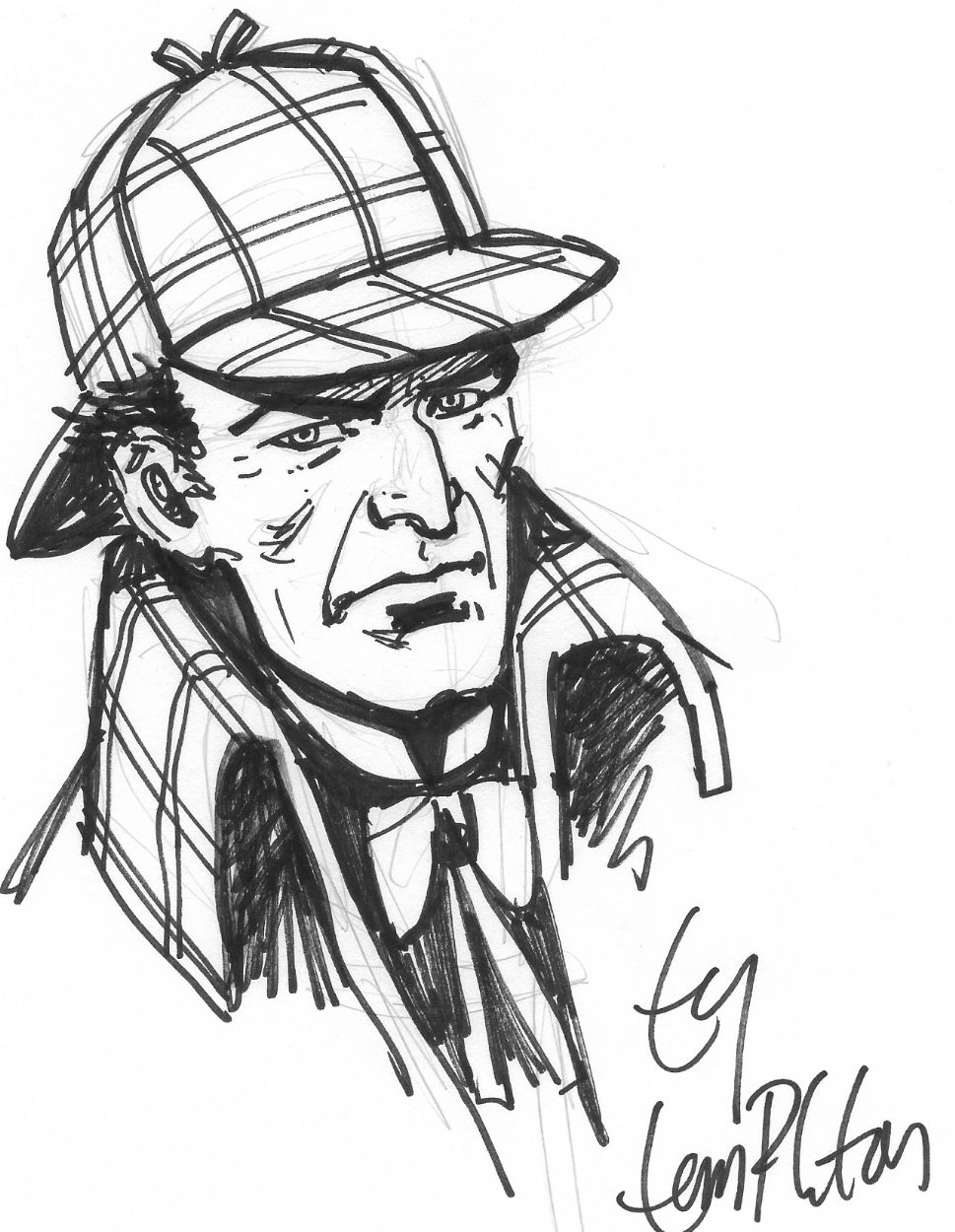 Sherlock Holmes Drawing at Explore collection of