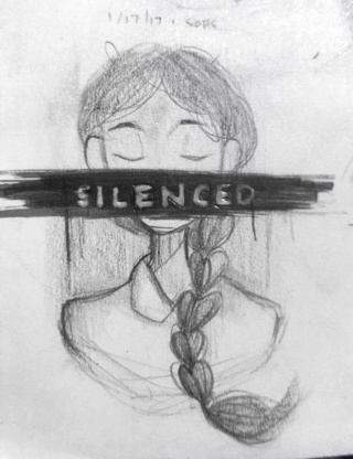 320x416 shh - Shh Drawing