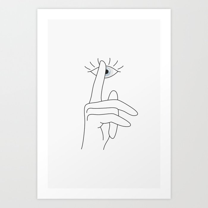 700x700 shh art print - Shh Drawing