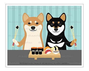 340x270 shiba inu drawing etsy - Shiba Drawing