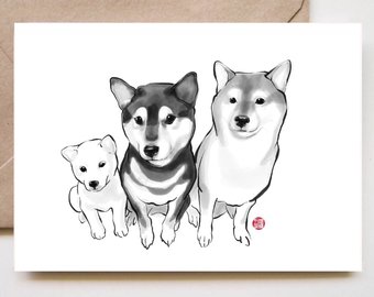 340x270 shiba inu item etsy - Shiba Drawing