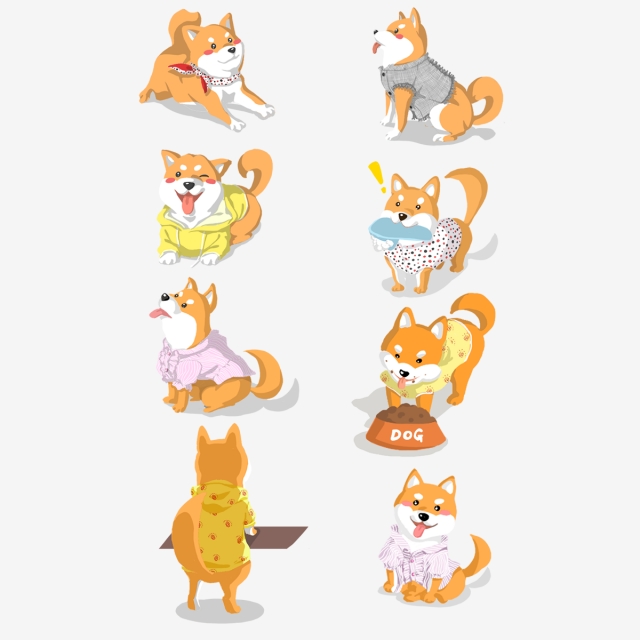 640x640 hand drawn cute shiba inu illustration red dogs, akita, japan - Shiba Inu Drawing