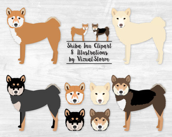 350x280 shiba inu dog clipart - Shiba Inu Drawing