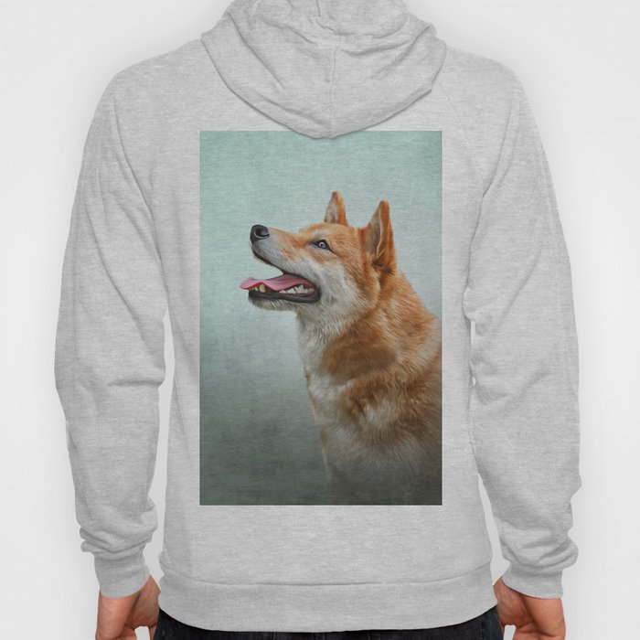 700x700 drawing japanese shiba inu dog hoody - Shiba Inu Drawing