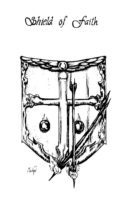 432x700 shield of faith drawing - Shield Drawing
