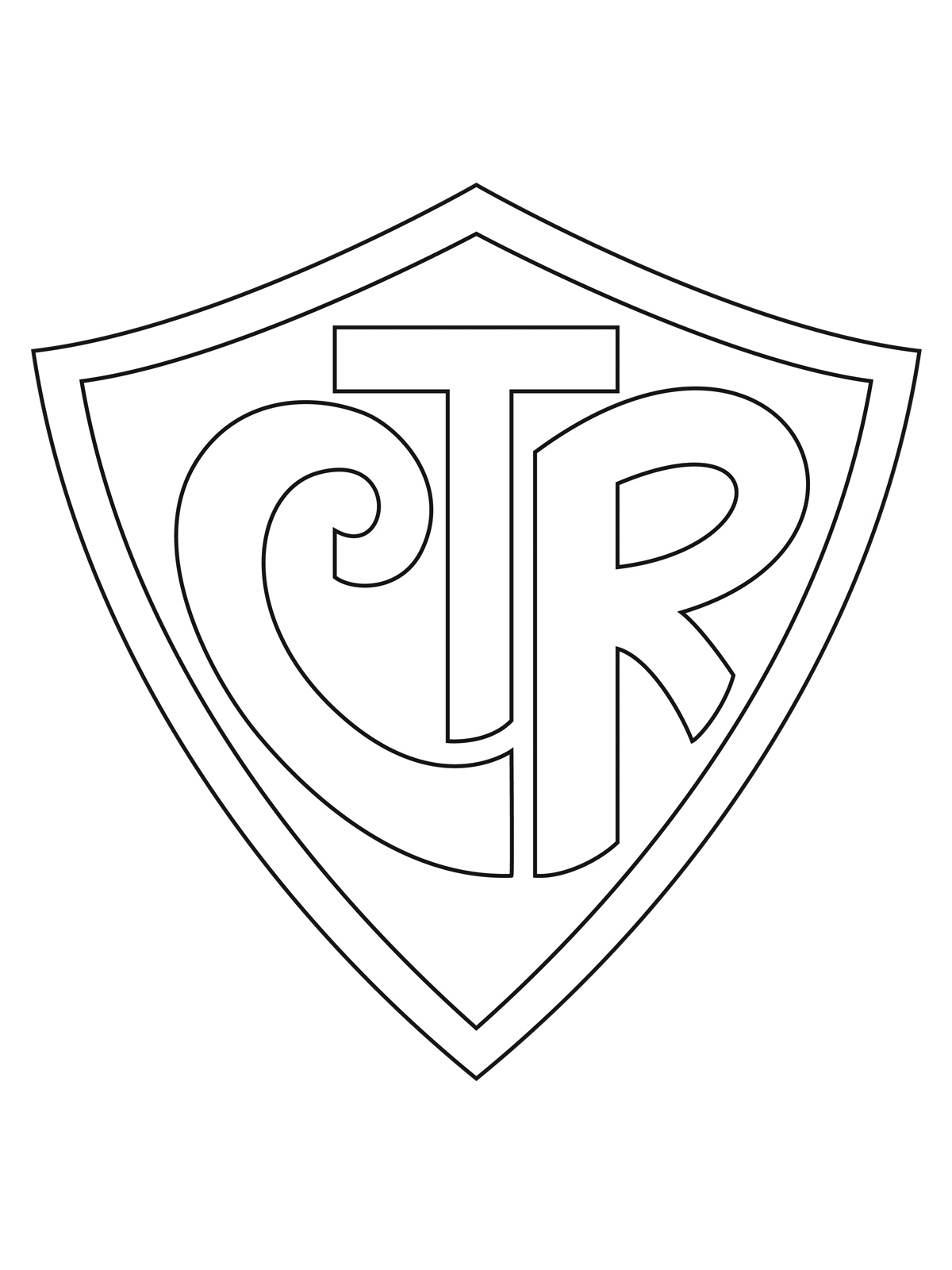 1200x1600 Shield Lineart Ctr For Free Download - Shield Drawing Template