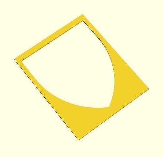 525x500 Shield Template Set For Drawing To Printable Model - Shield Drawing Template