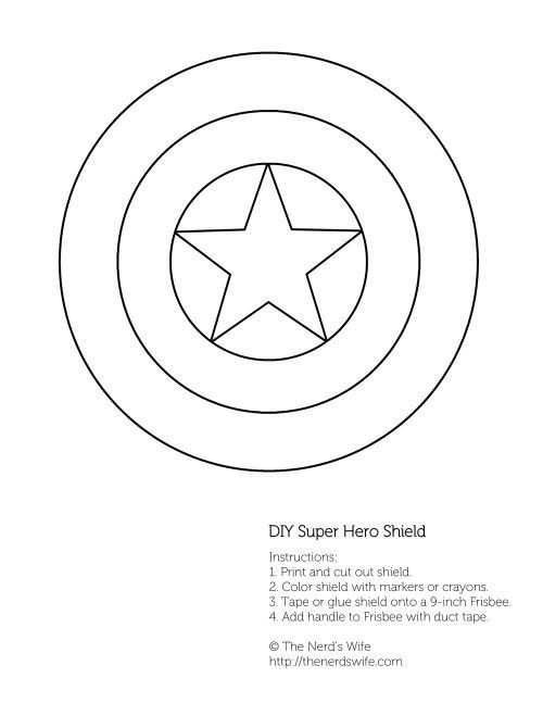 500x647 Superhero Outline Template - Shield Drawing Template