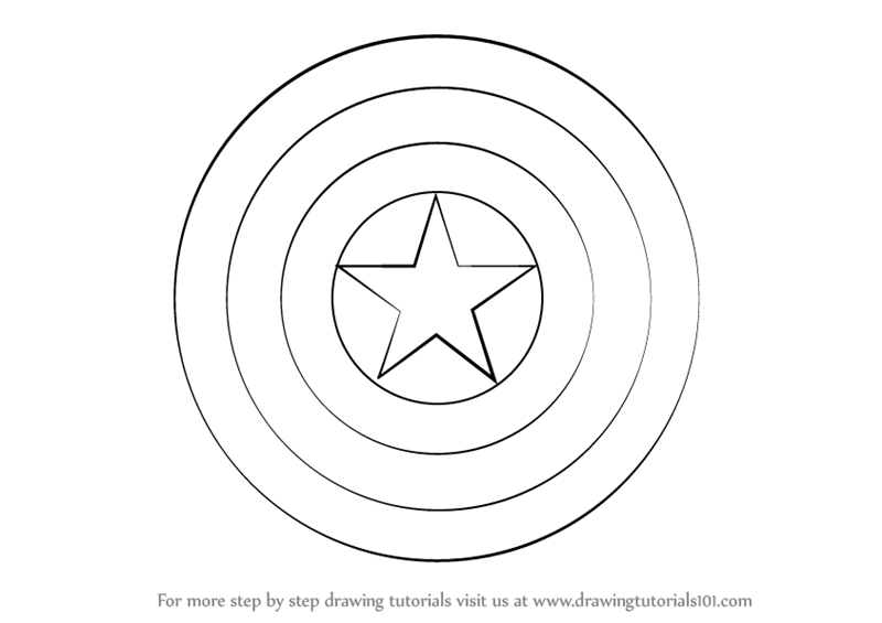 800x565 Drawn Shield Simple - Shield Line Drawing