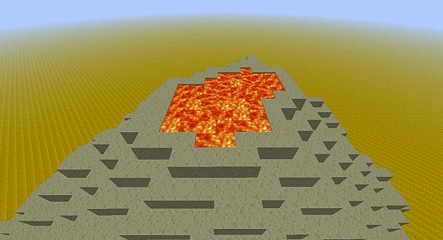 640x347 Shield Volcano! Minecraft Project - Shield Volcano Drawing
