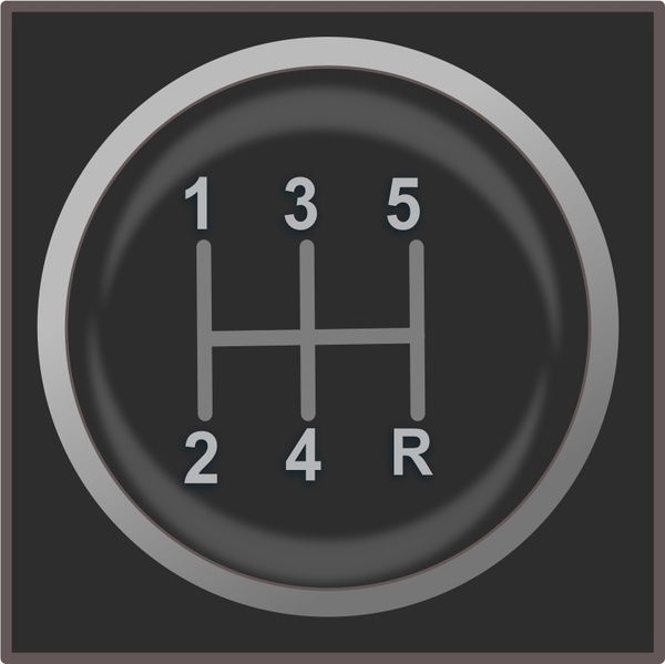 600x599 gear shift knob icon free vector in open office drawing - Shift Drawing