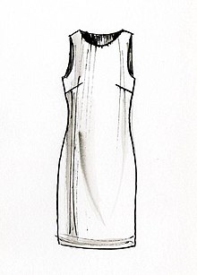 220x307 Shift Dress - Shift Drawing