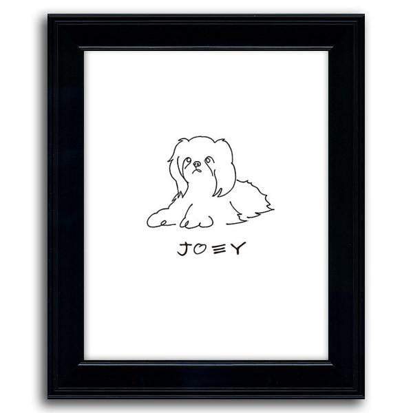 600x600 Shih Tzu Art - Shih Tzu Drawing