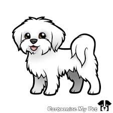225x225 Draw A Cartoon Shih Tzu - Shih Tzu Drawing