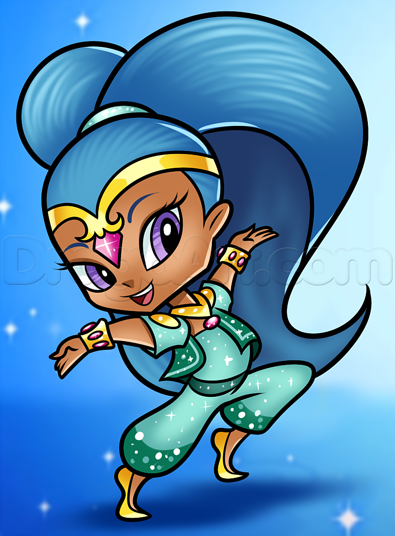 Shimmer And Shine Drawing at Explore collection of