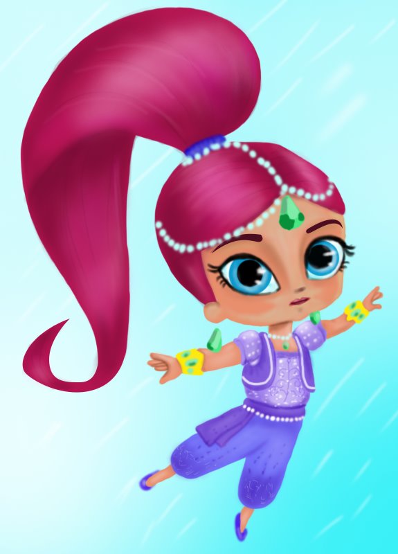 575x800 learn how to draw shimmer from shimmer and shine - Shimmer And Shine Drawing