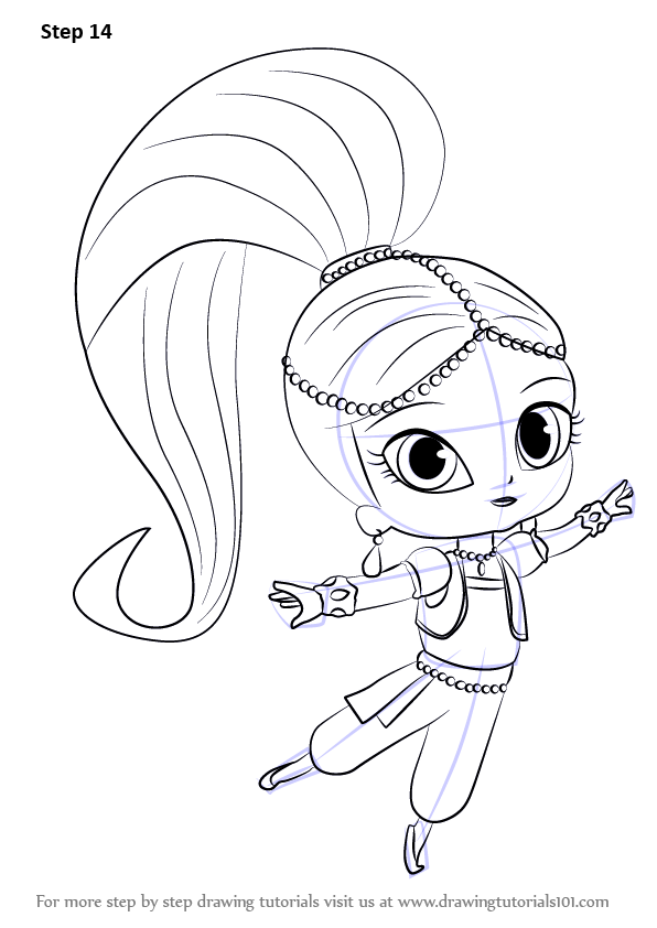 596x842 learn how to draw shimmer from shimmer and shine - Shimmer And Shine Drawing