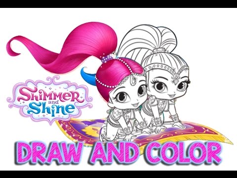 480x360 shimmer and shine color episode how to draw and color - Shimmer And Shine Drawing